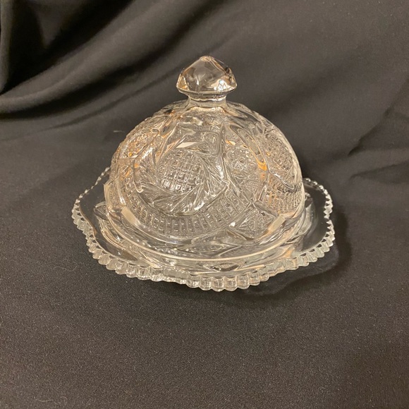 Vintage LE Smith Glass Dome Dish - Picture 5 of 6